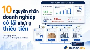 10 nguyên nhân doanh nghiệp có lãi nhưng thiếu tiền mặt
