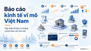 Báo cáo kinh tế vĩ mô Việt Nam với dashboard GDP, CPI và tỷ giá