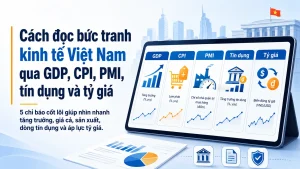 Bảng GDP, CPI, PMI, tín dụng và tỷ giá Việt Nam
