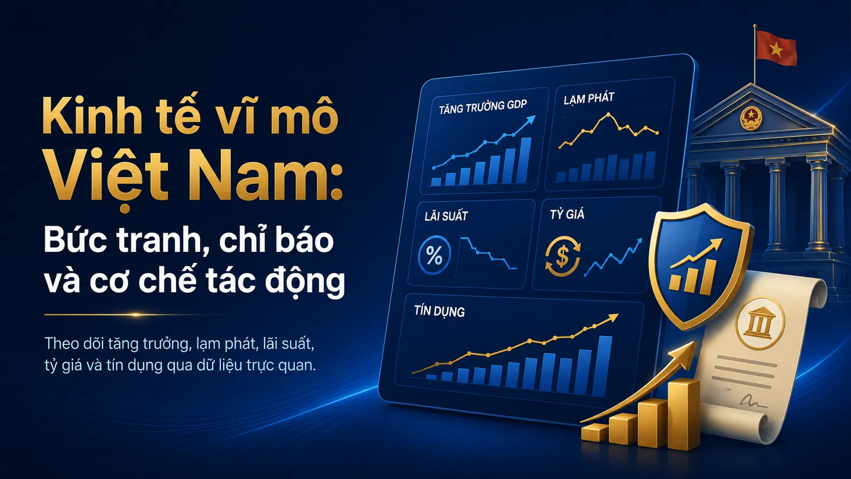Kinh tế vĩ mô Việt Nam 1 Minh họa kinh tế vĩ mô Việt Nam qua các chỉ báo chính