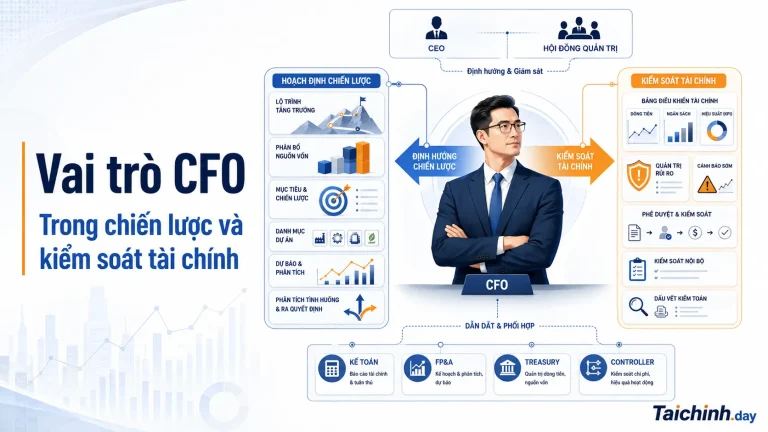 Vai trò CFO trong chiến lược và kiểm soát tài chính doanh nghiệp