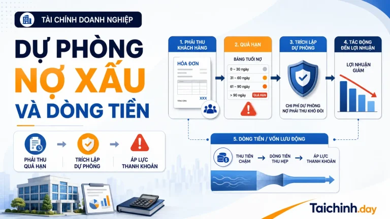 Dự phòng nợ xấu và tác động đến lợi nhuận, dòng tiền doanh nghiệp 9 Dự phòng nợ xấu tác động đến lợi nhuận và dòng tiền