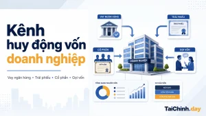 Sơ đồ các kênh doanh nghiệp huy động vốn