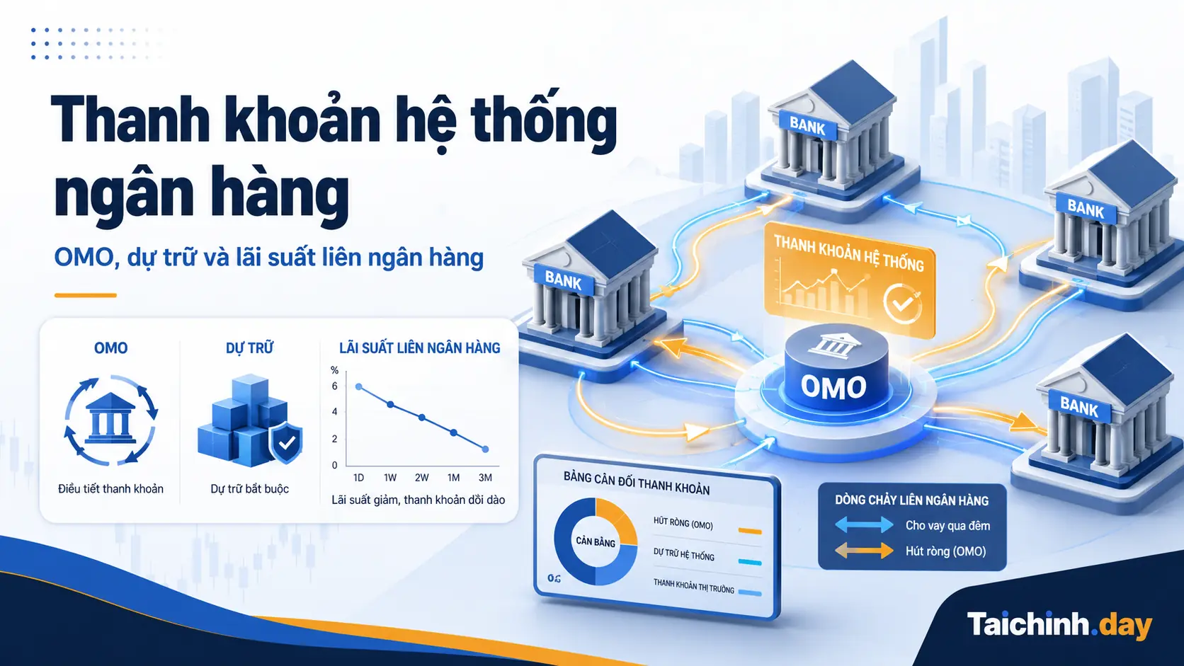 Cơ chế thanh khoản hệ thống ngân hàng và lãi suất liên ngân hàng
