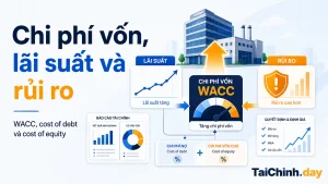 Chi phí vốn tăng khi lãi suất và rủi ro tăng