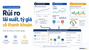 Cách đo rủi ro lãi suất tỷ giá và thanh khoản doanh nghiệp
